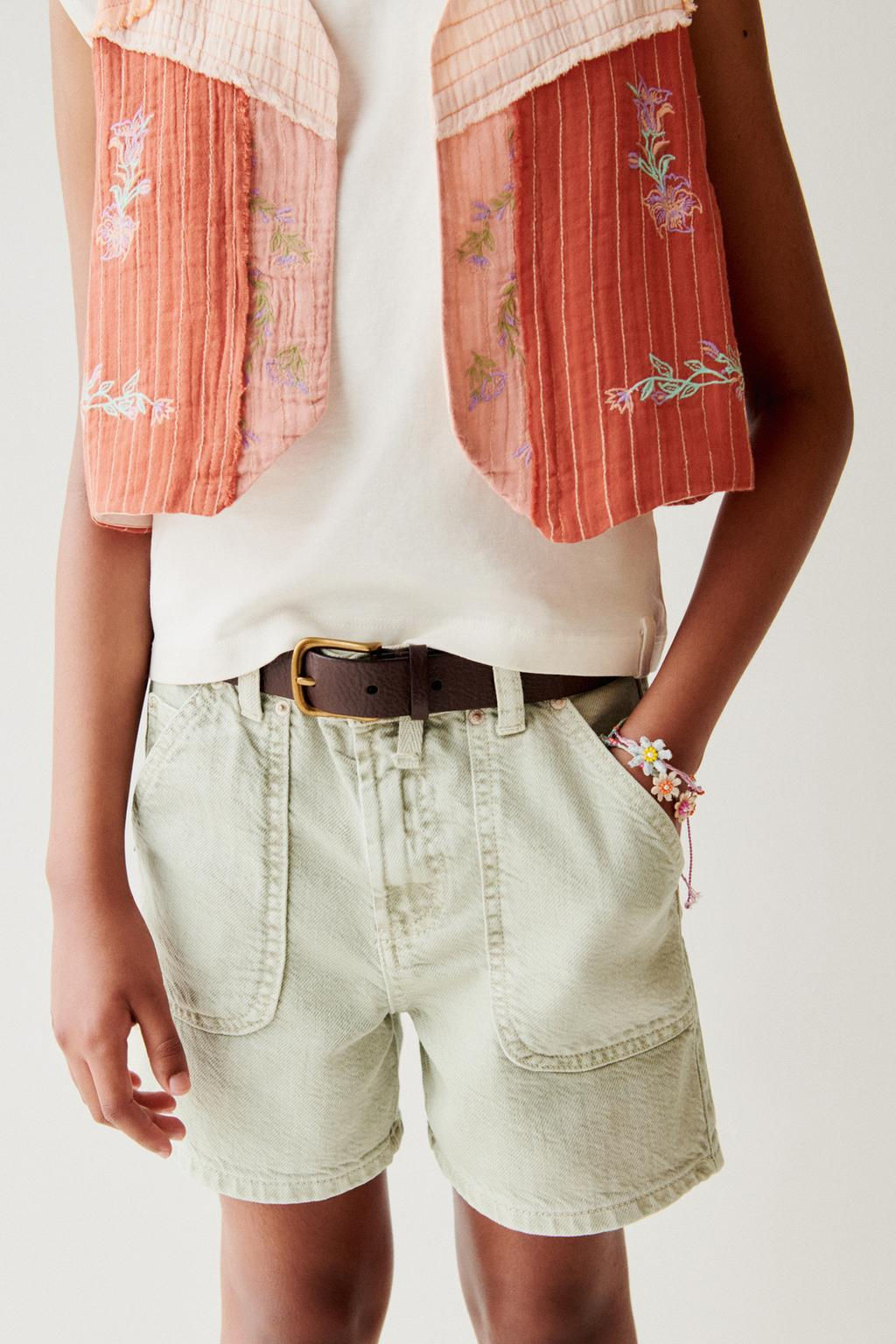 ISLEMELI PATCHWORK YELEK - Zara фото 4