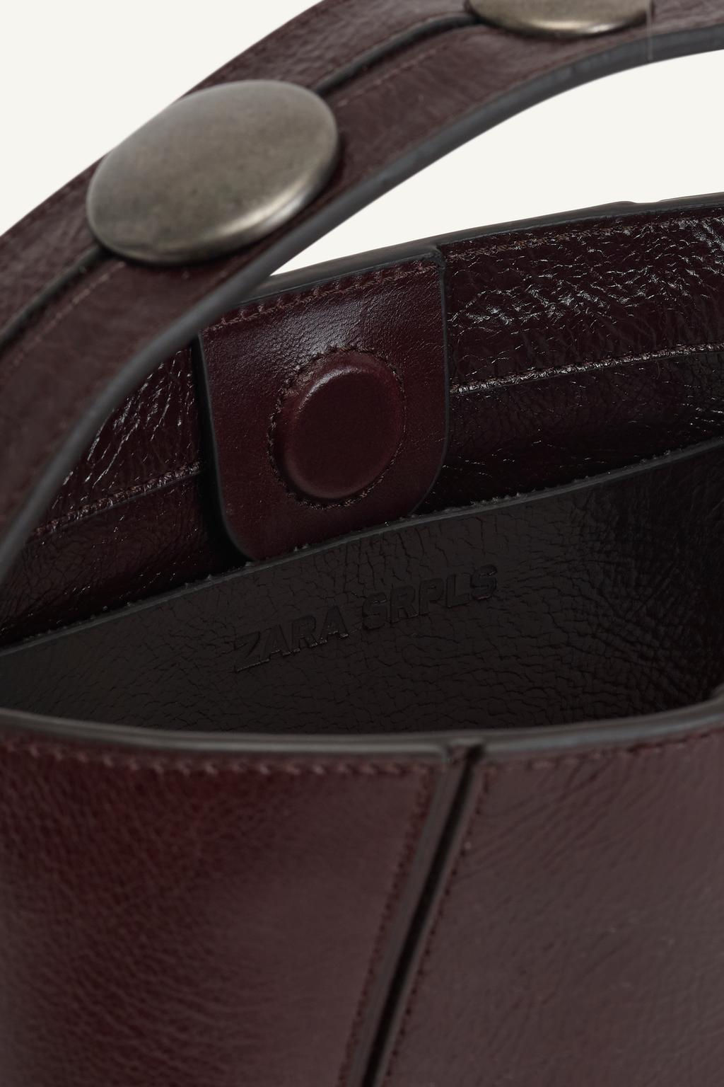 MN LTHR STDD BWLNG BG 14 - Zara фото 5