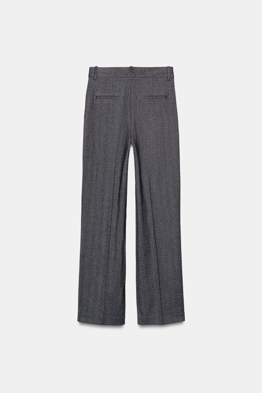 HERRINGBONE STRAIGHT-LEG TROUSERS - Zara фото 15