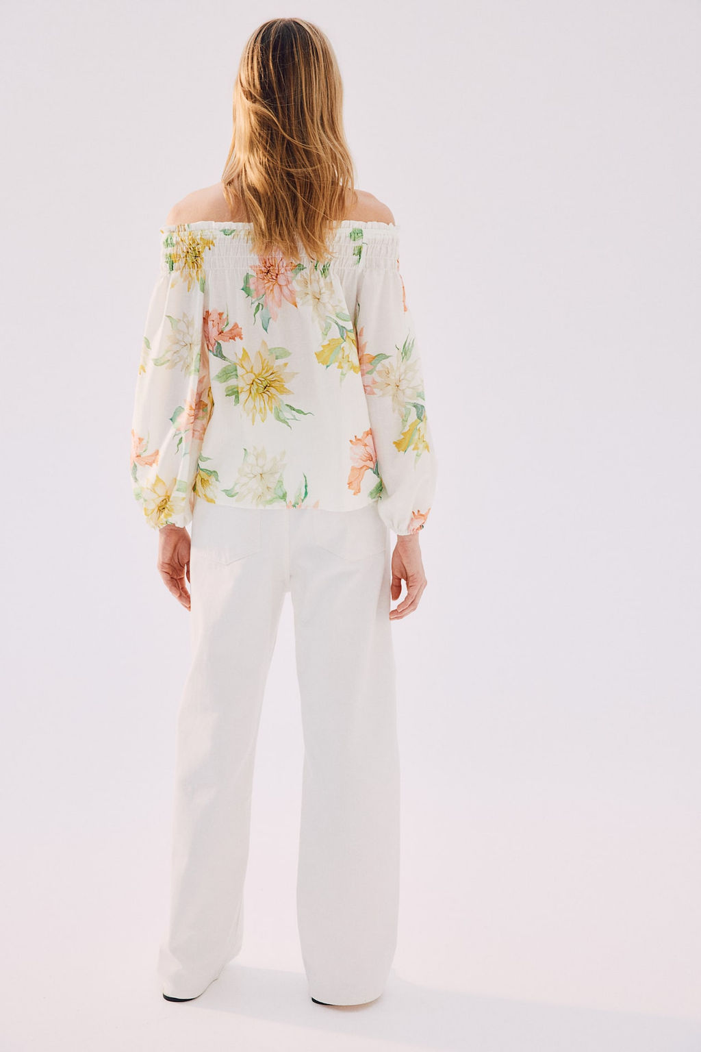 Blusa off-the-shoulder - H&m фото 4