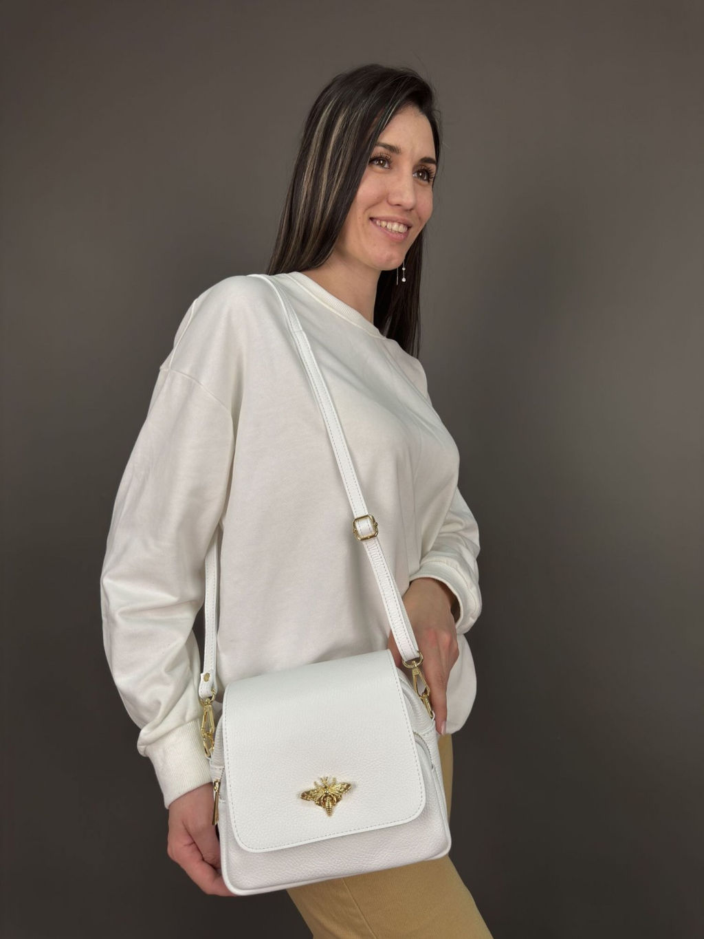 Сумка женская из телячьей кожи