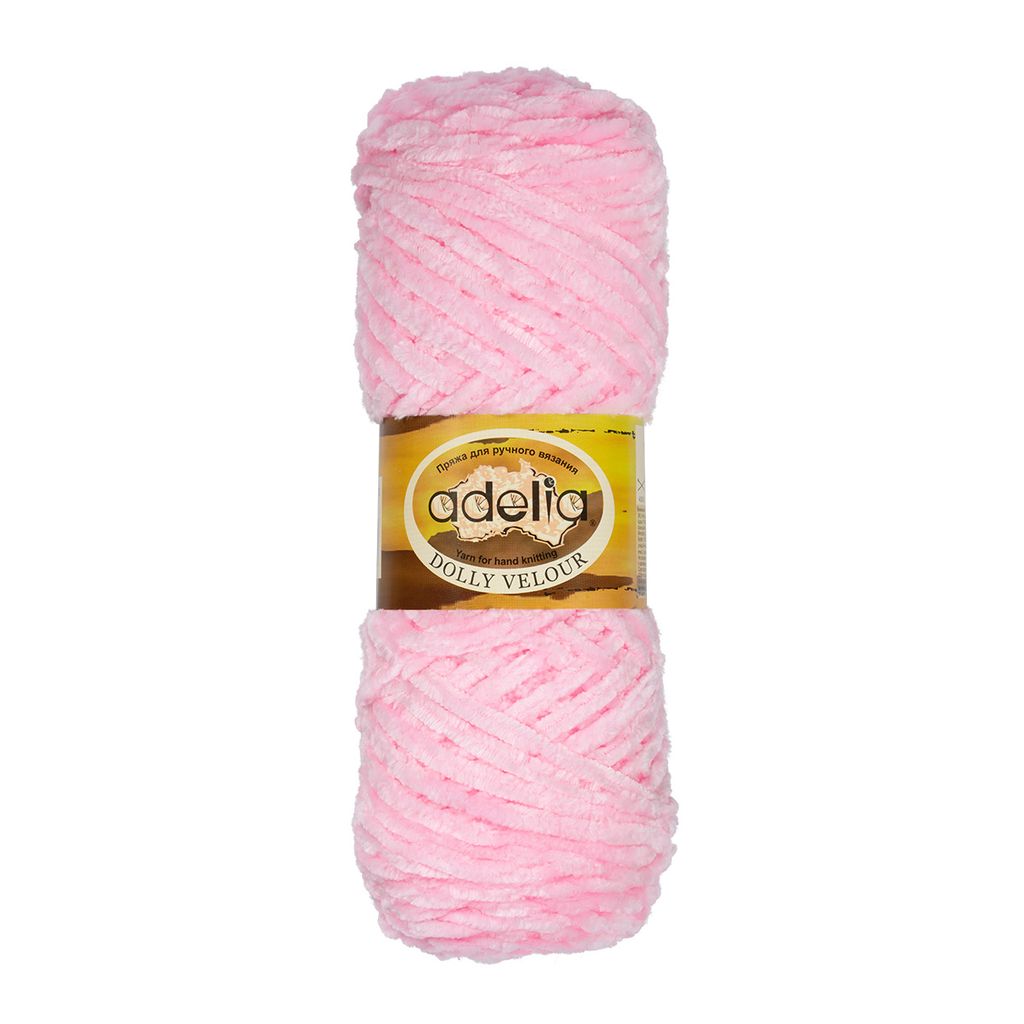 Пряжа ADELIA DOLLY VELOUR 100% микрополиэстер 5 шт. х 100 г 93 м  6 м