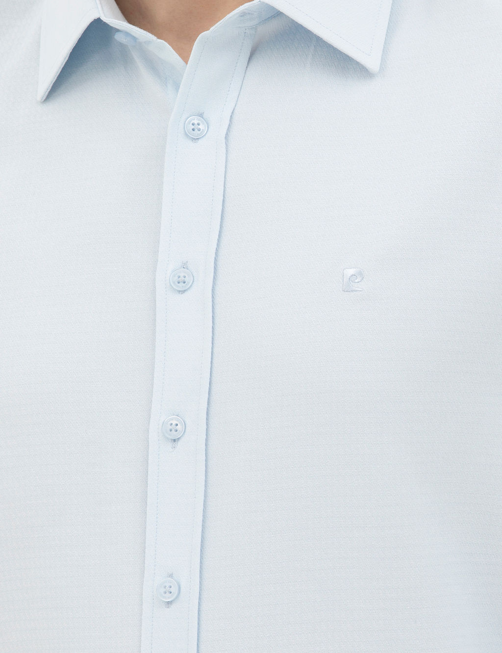 A__k Mavi Slim Fit Uzun Kollu G_mlek