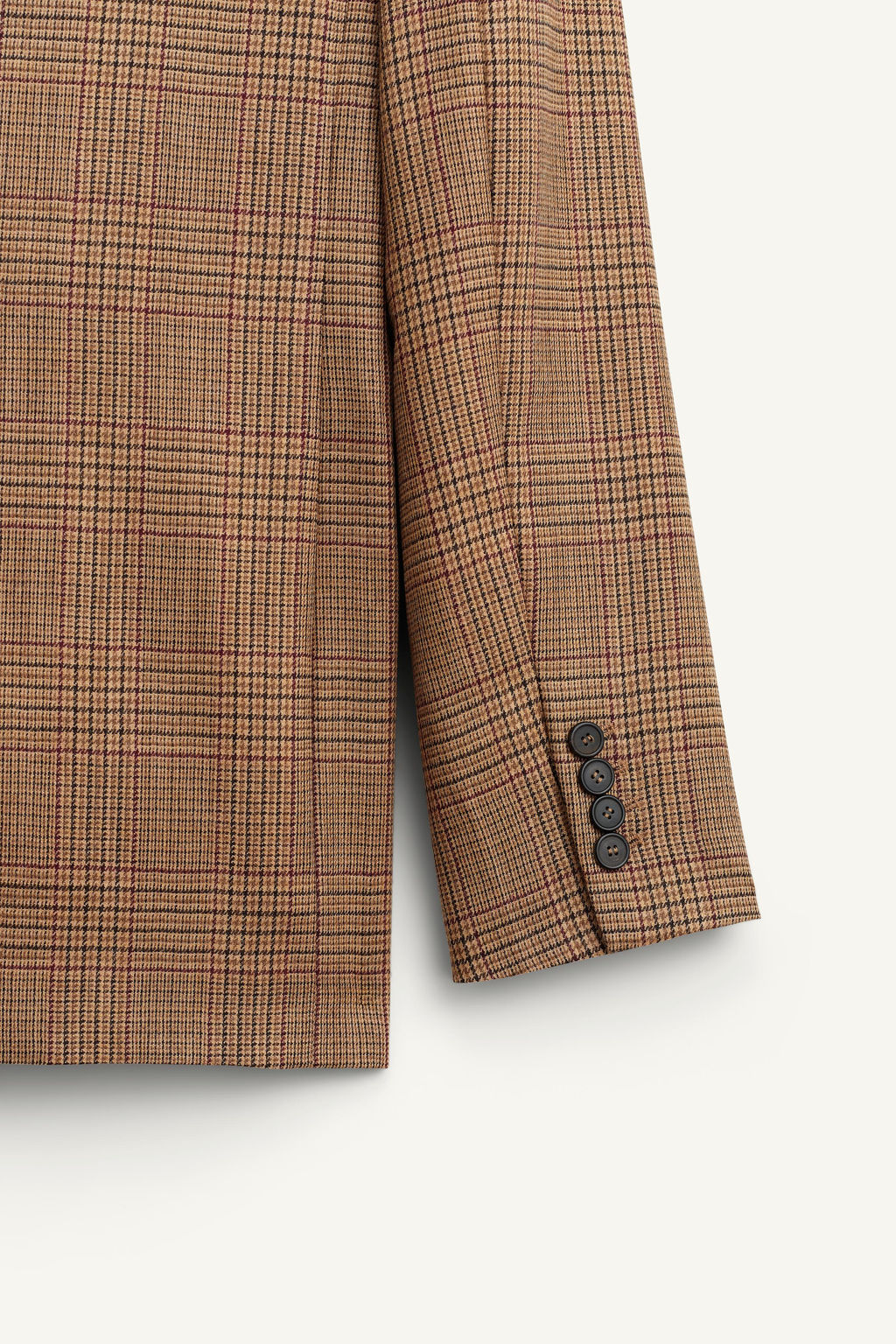 LIMITED EDITION 100% WOOL CHECK BLAZER - Zara фото 8