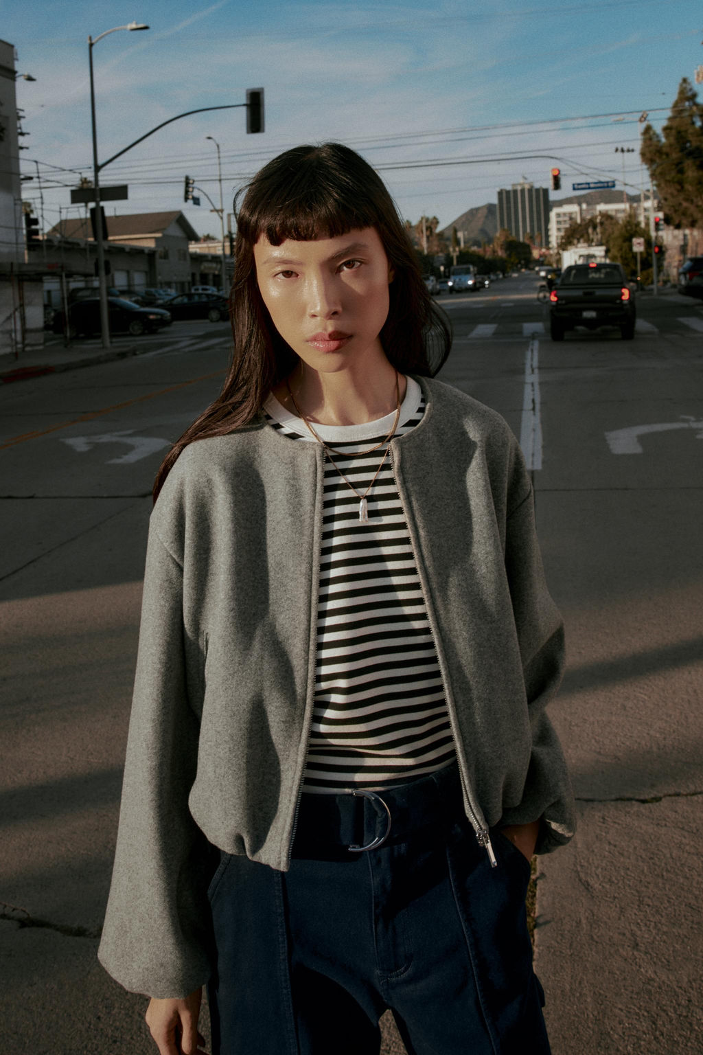 CHAQUETA BOMBER SOFT / Gris - Zara фото 2