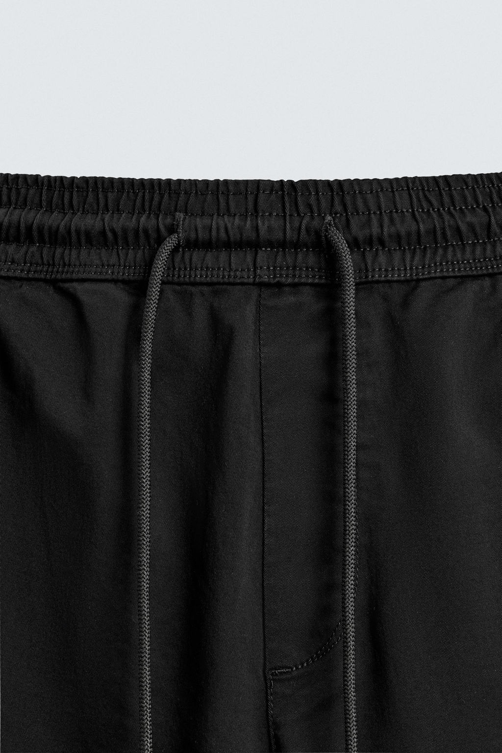 PANTAL?N CINTURA JOGGER SLIM FIT / Negro