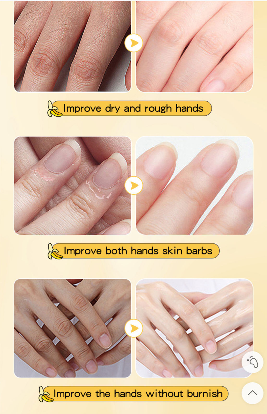 Увлажняющий крем для рук с ароматом банана - Sadoer фото 7