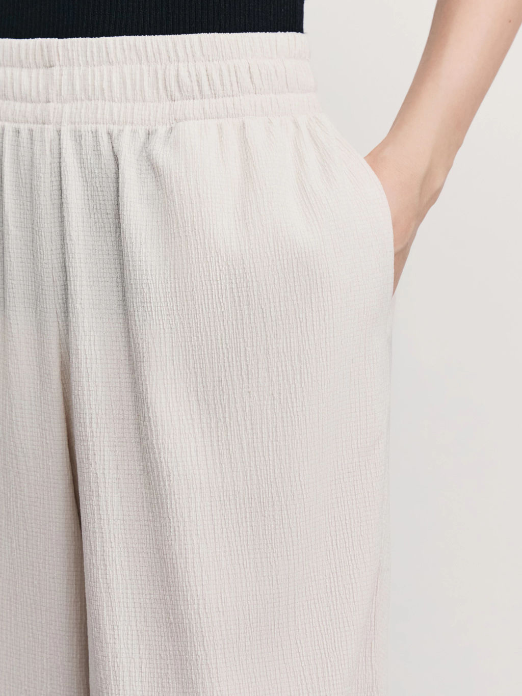 Прямые брюки с эластичным поясом / Zarina  фото 5