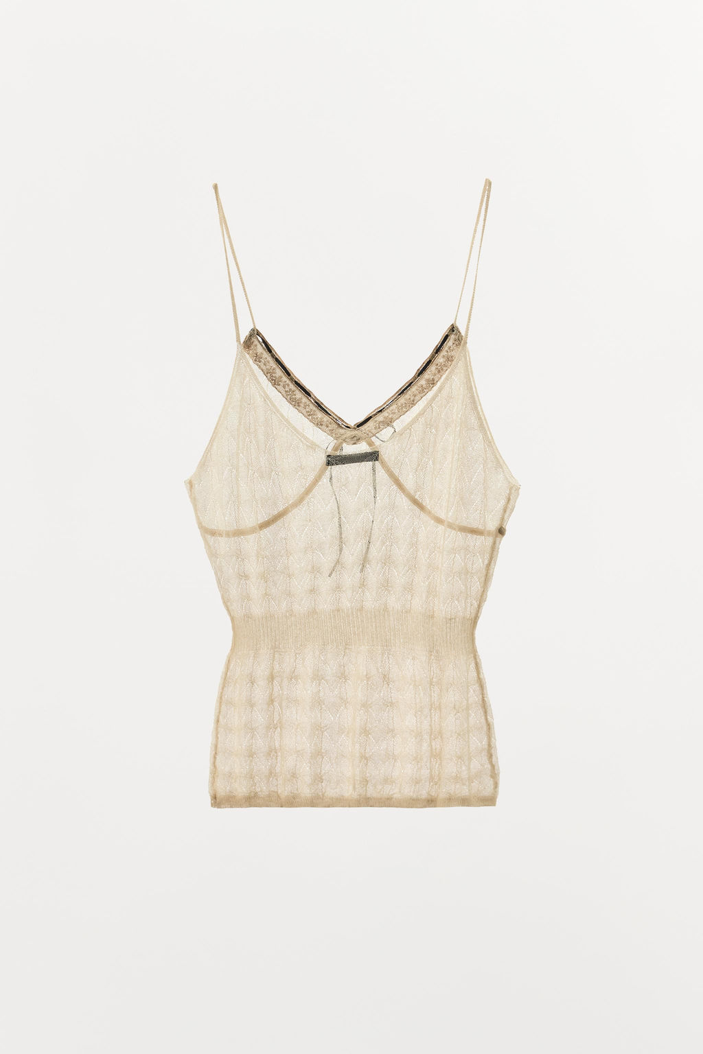 CONTRAST BOW KNIT TOP - Zara фото 5