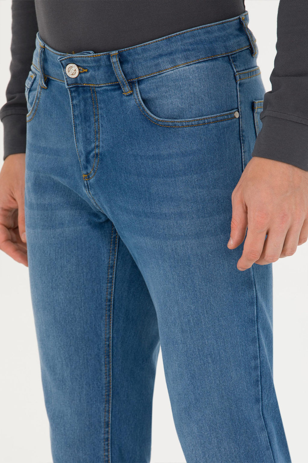 U. S. Polo Assn / Мужские голубые джинсовые брюки - U.s. polo assn фото 20