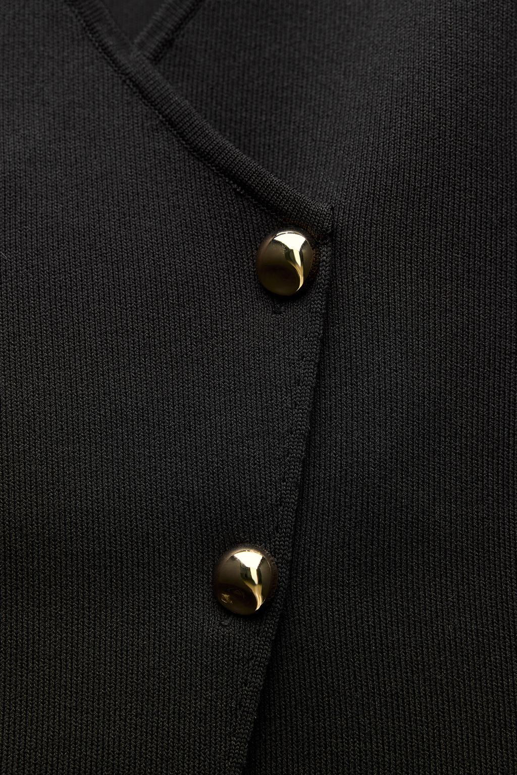 ASYMMETRIC KNIT CARDIGAN - Zara фото 9