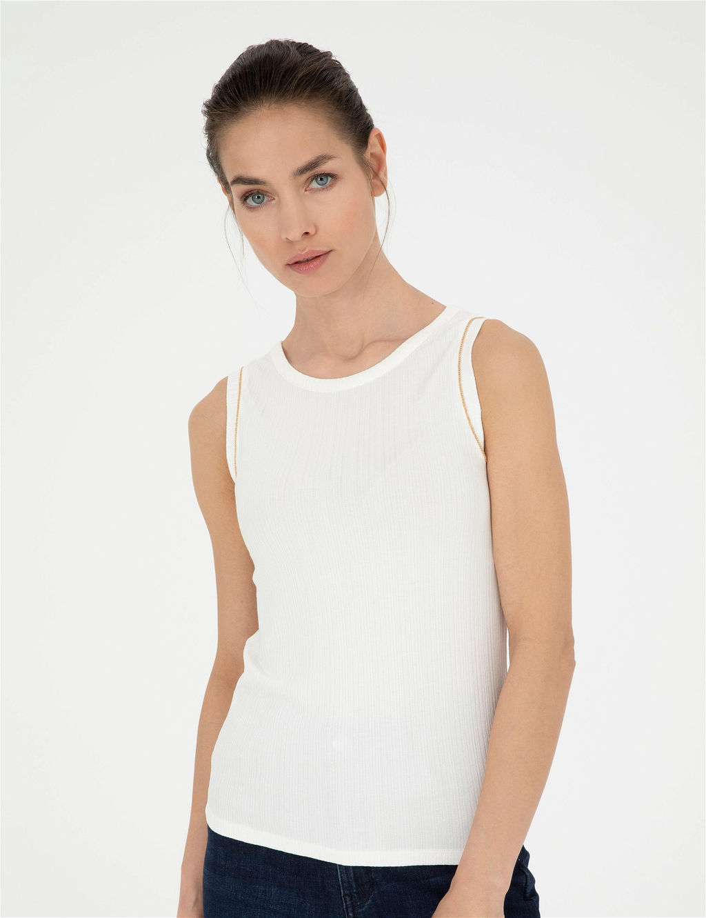 Beyaz Ex. Slim Fit Ti__rt