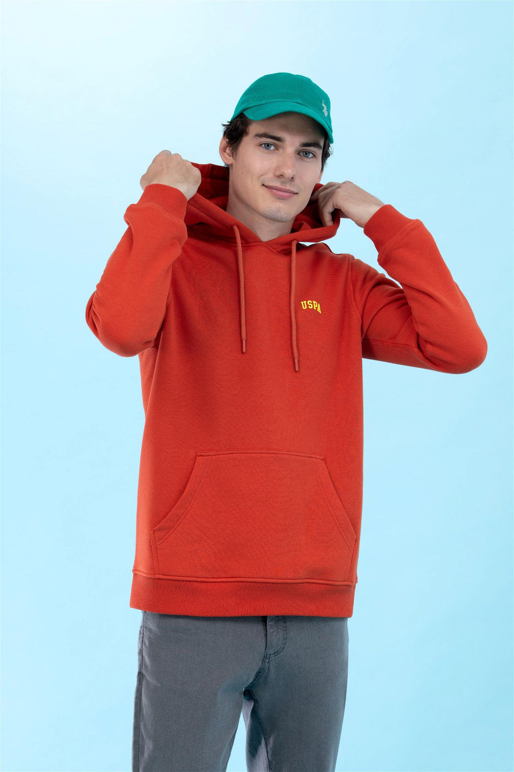 Базовая толстовка с капюшоном Tile - U.s. polo assn фото 6