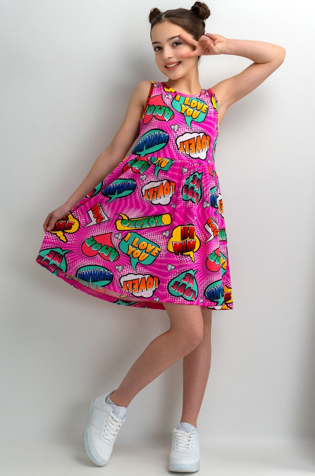 Летнее платье из бамбука для девочки Happyfox