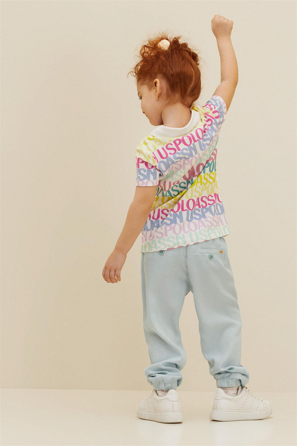 U. S. Polo Assn Брюки из парусины водно-зеленого цвета для девочек - U.s. polo assn фото 2