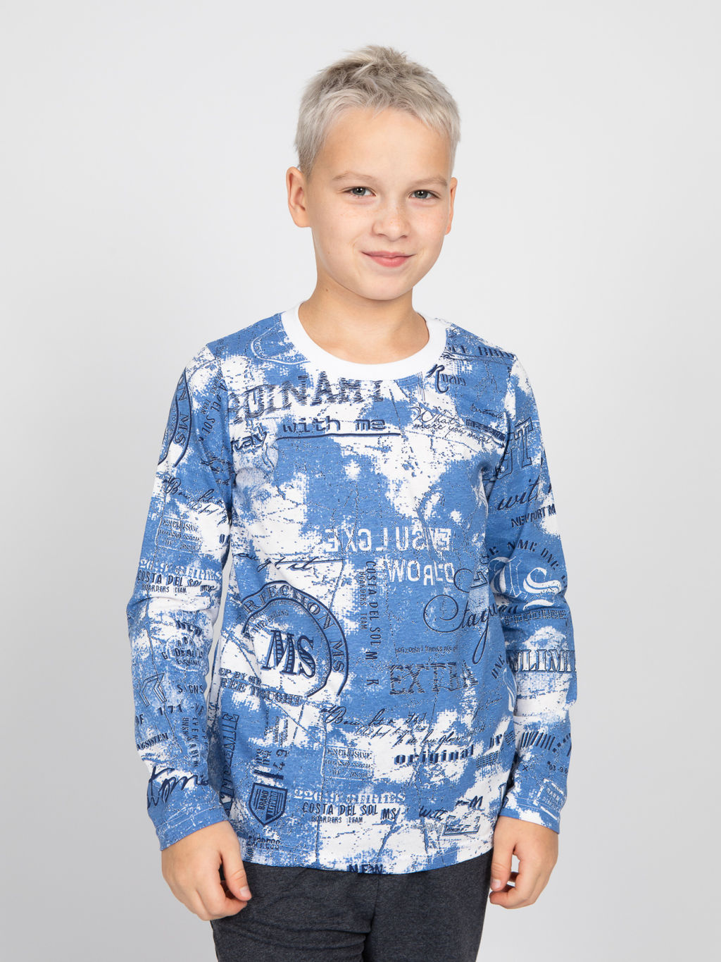 Лонгслив "Марк" индиго