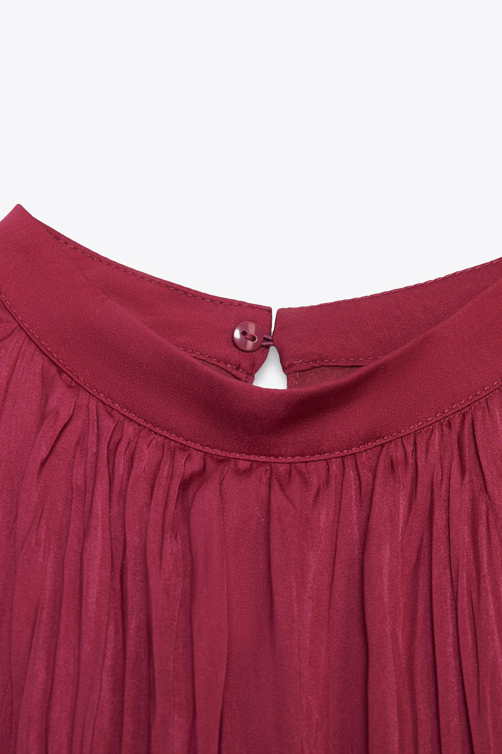CREASED-EFFECT PLEATED MIDI DRESS - Zara фото 9