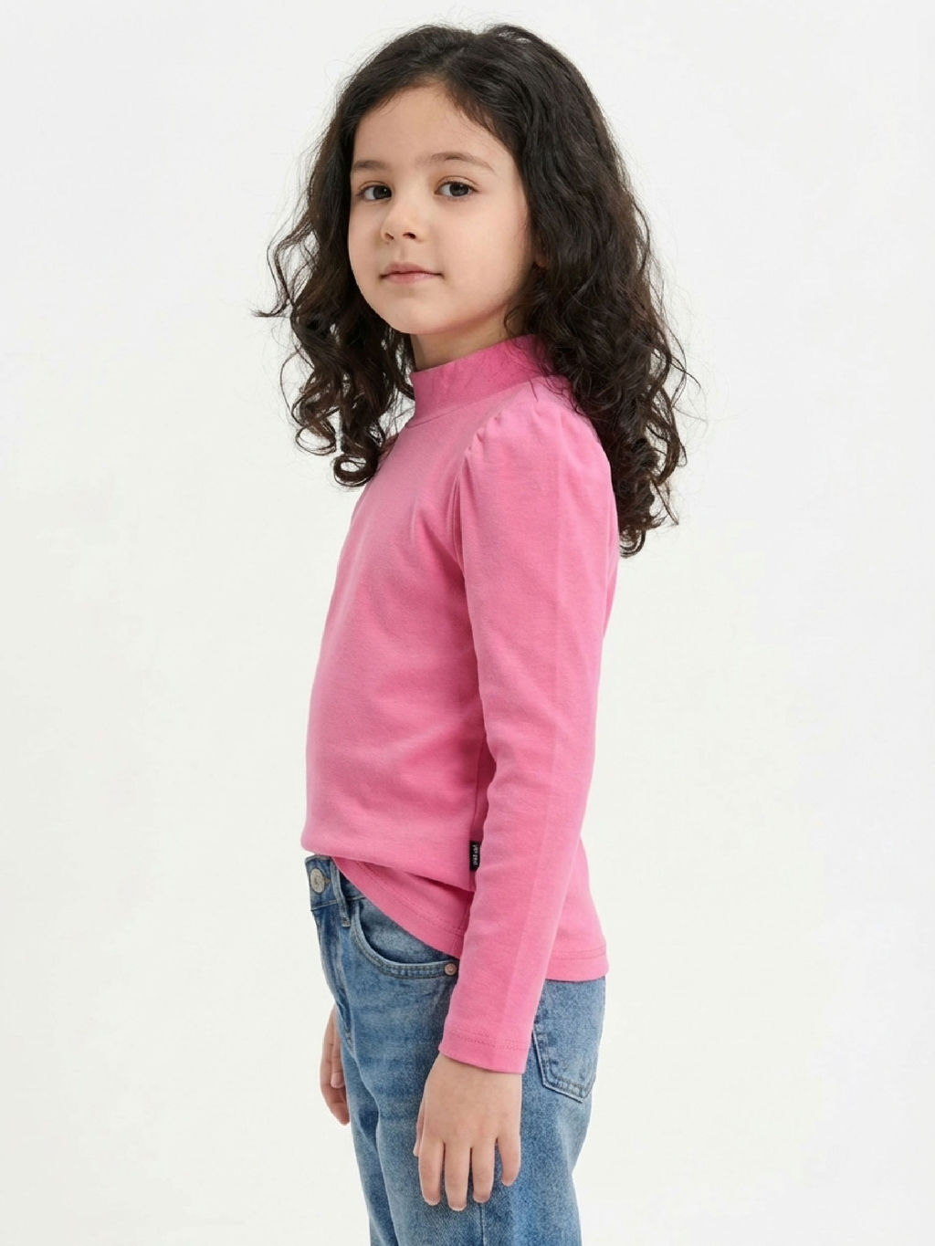 Джемпер (водолазка) UD 7383 розовый - Mini maxi фото 4