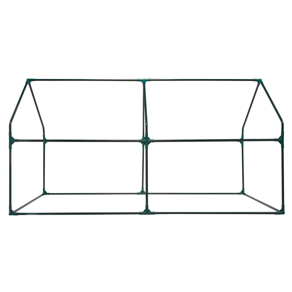 UGH-S31 L180 GREEN/GREEN Парник уличный, 180x90x90см. Металлическая труба в ПВХ, цвет зеленый. Тент из армированного полиэтилена 135г/м2, цвет сетки зеленый. TM ФитоЛето
