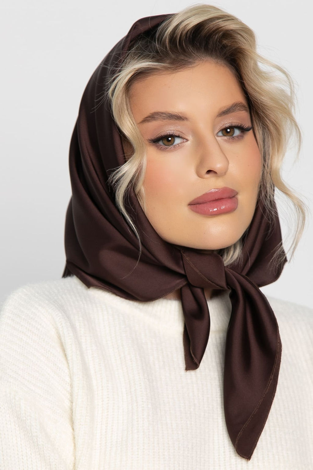 Косынка с завязками (шоколад) КЗВ9-53М