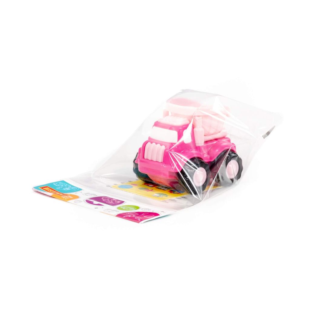 Оскар, автомобиль-самосвал инерционный (розовый) (в пакете) - Полесье фото 5