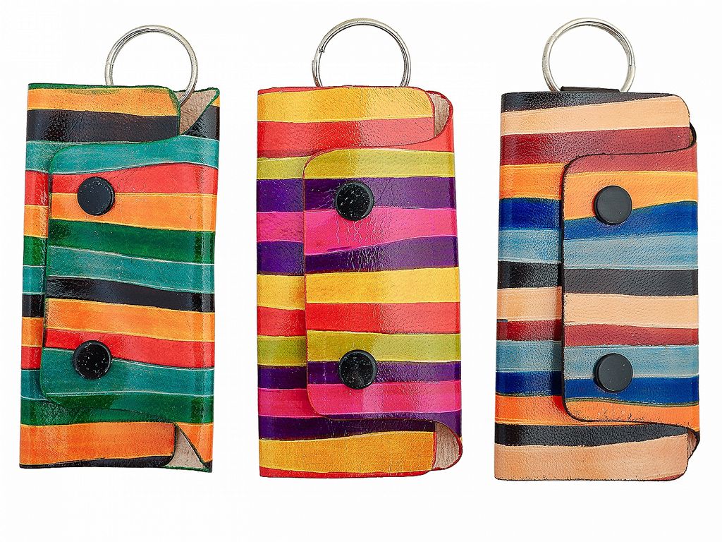 Футляр для ключей натуральная кожа № 0476/7 3шт/упак.