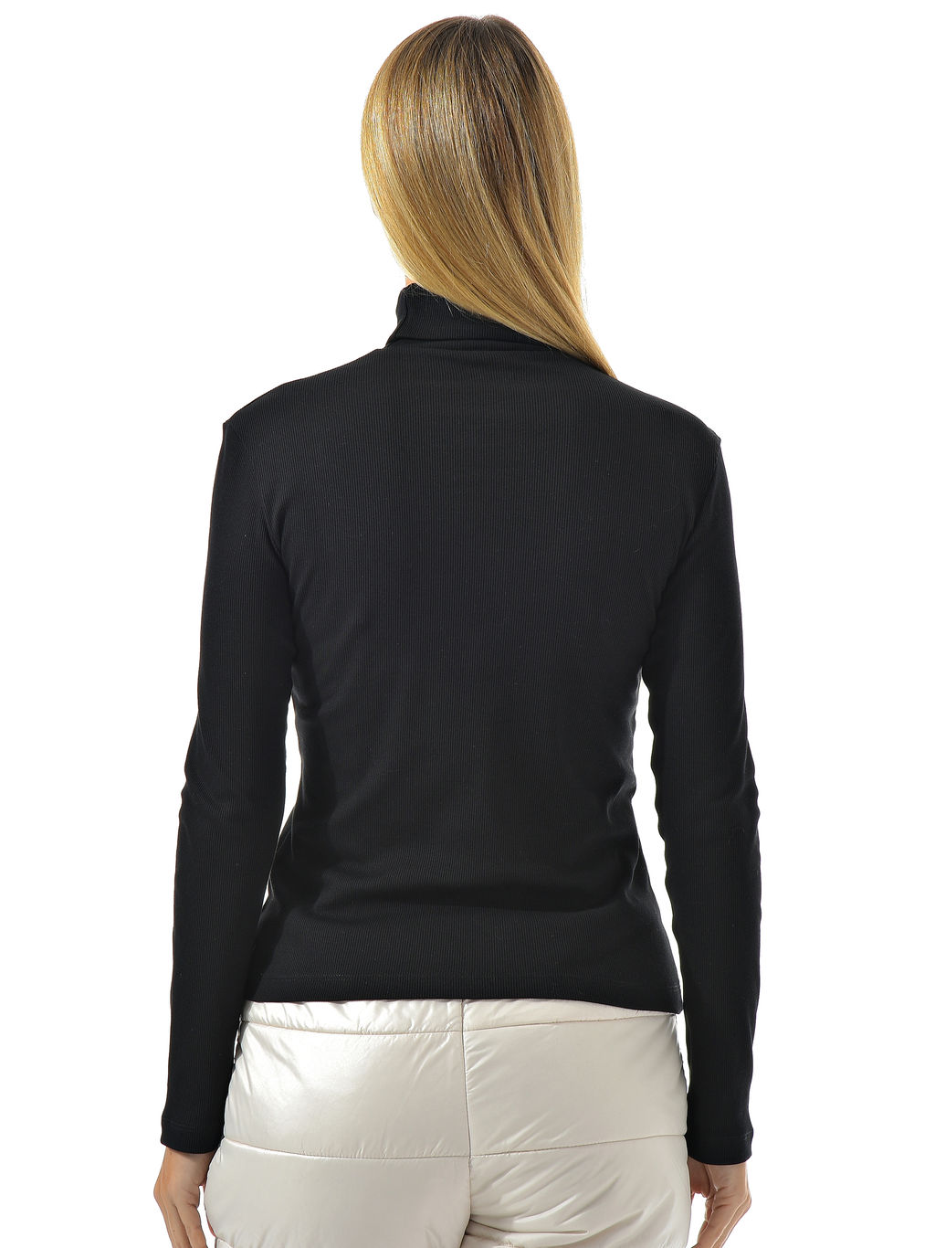 Водолазка в рубчик