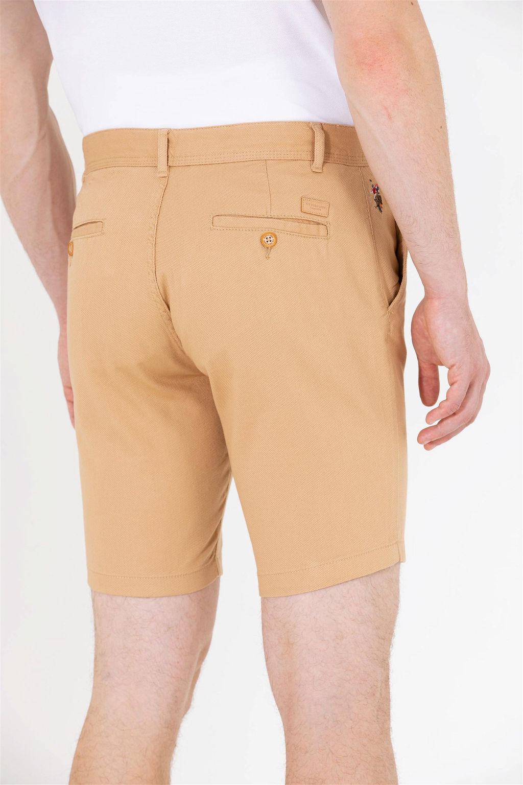 Мужские верблюжьи шорты-бермуды - U.s. polo assn фото 14