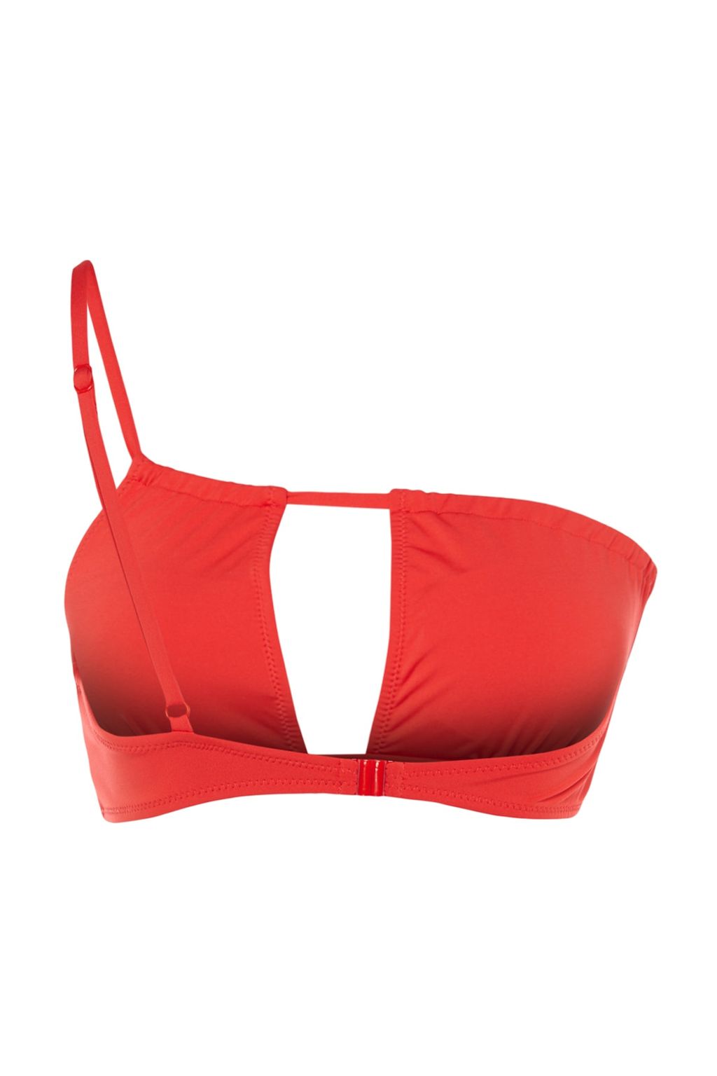 K?rm?z? Tek Omuz Cut Out/Pencereli Bikini Ustu TBESS23BU00339