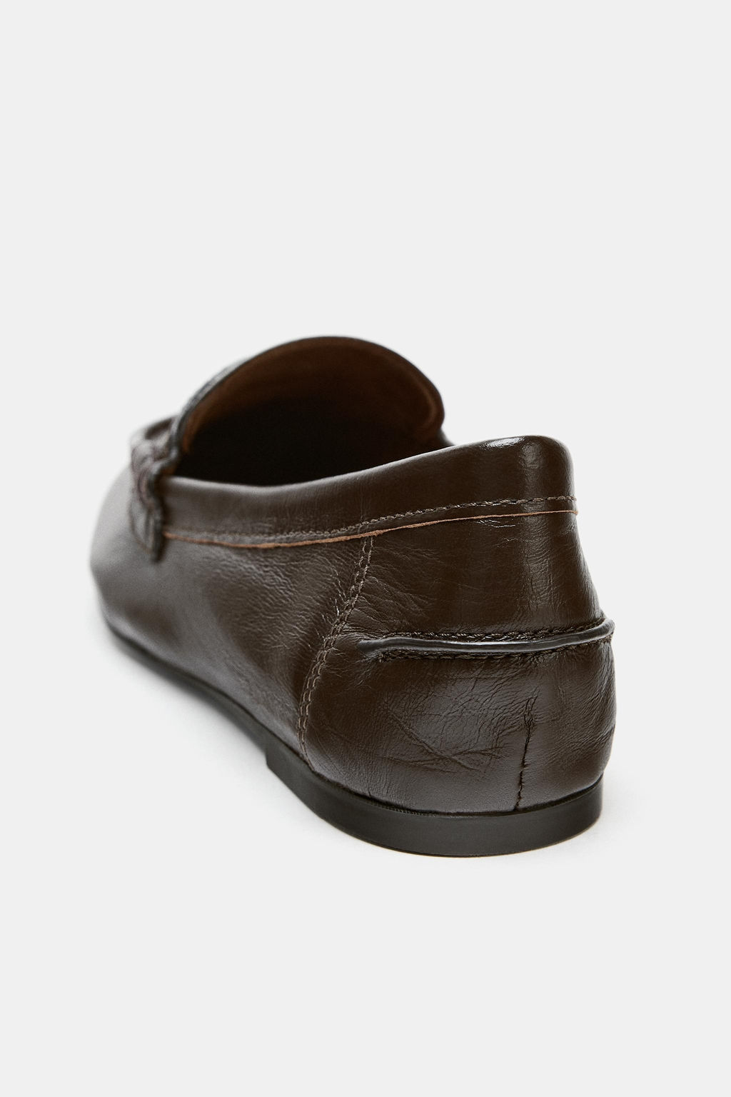 SOFT LEATHER LOAFERS - Zara фото 7