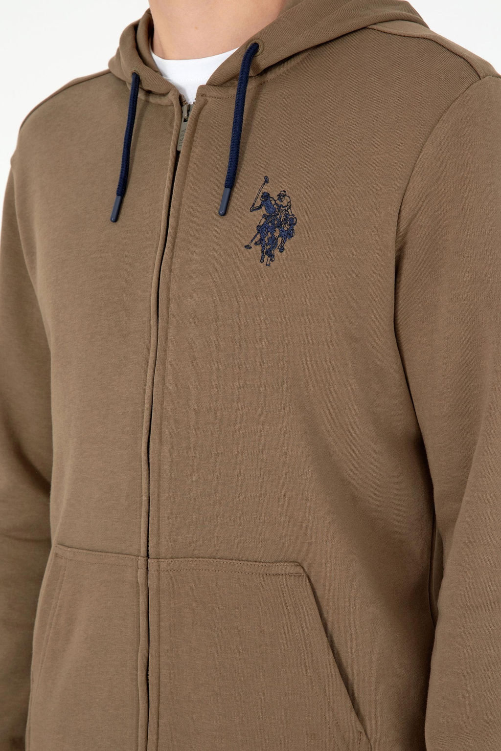 Мужской свитшот цвета хаки Неожиданная скидка в корзине - U.s. polo assn фото 7