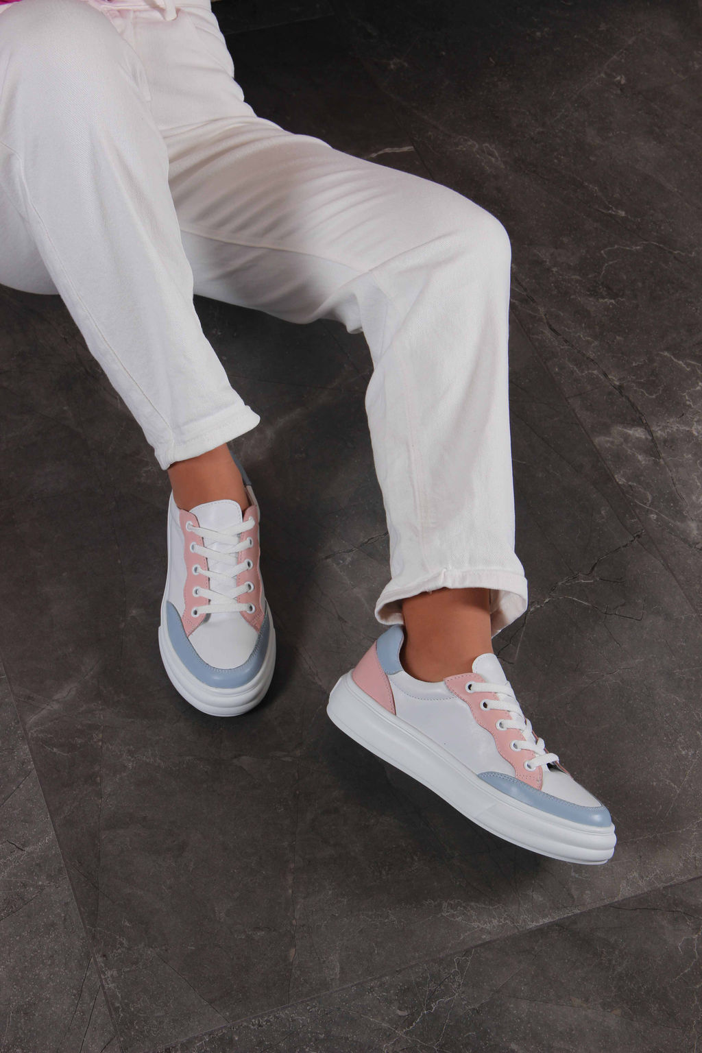 Кеды EDART 148.lusi22 w. Белый-голубой-розовый - Ed'art фото 21