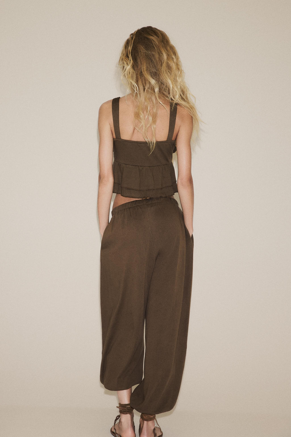 PLUSH BALLOON TROUSERS - Zara фото 5