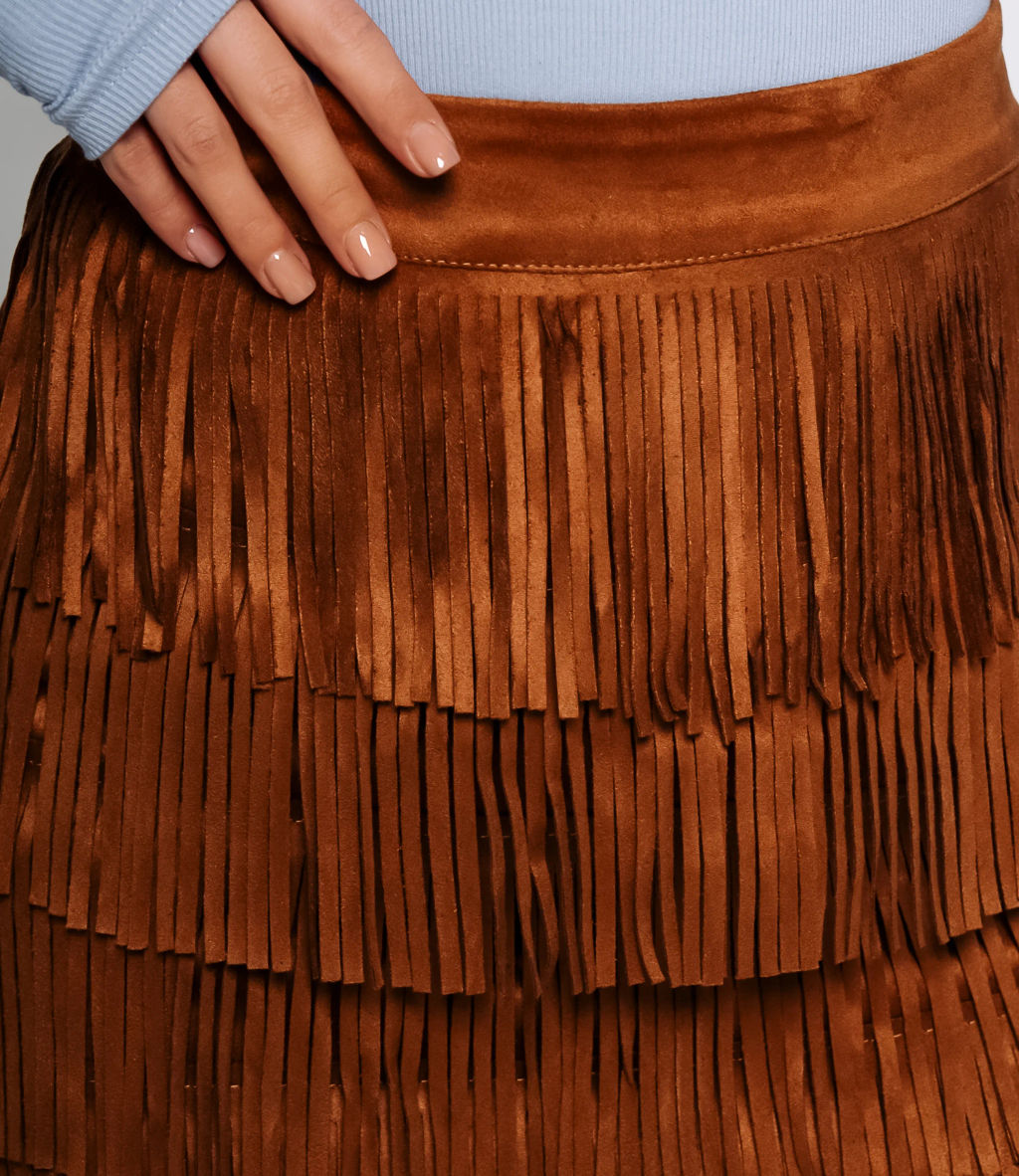 Юбка #КТ2577, коричневый