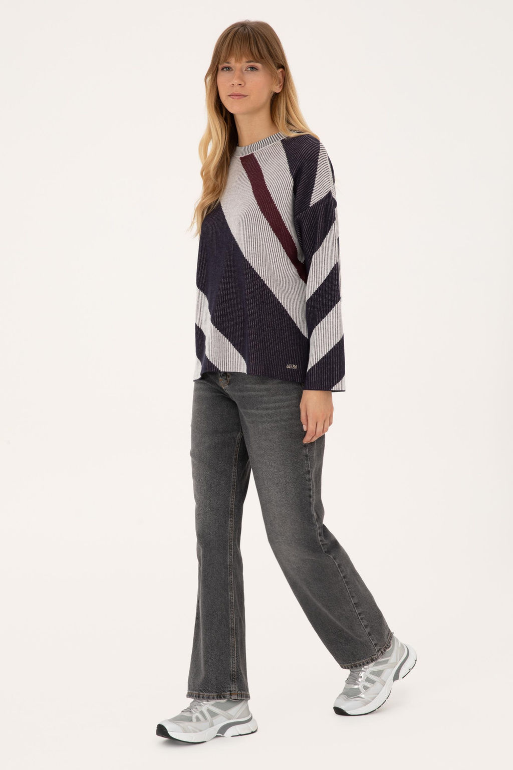 Kad_n Krem Bisiklet Yaka Kazak - U.s. polo assn фото 4