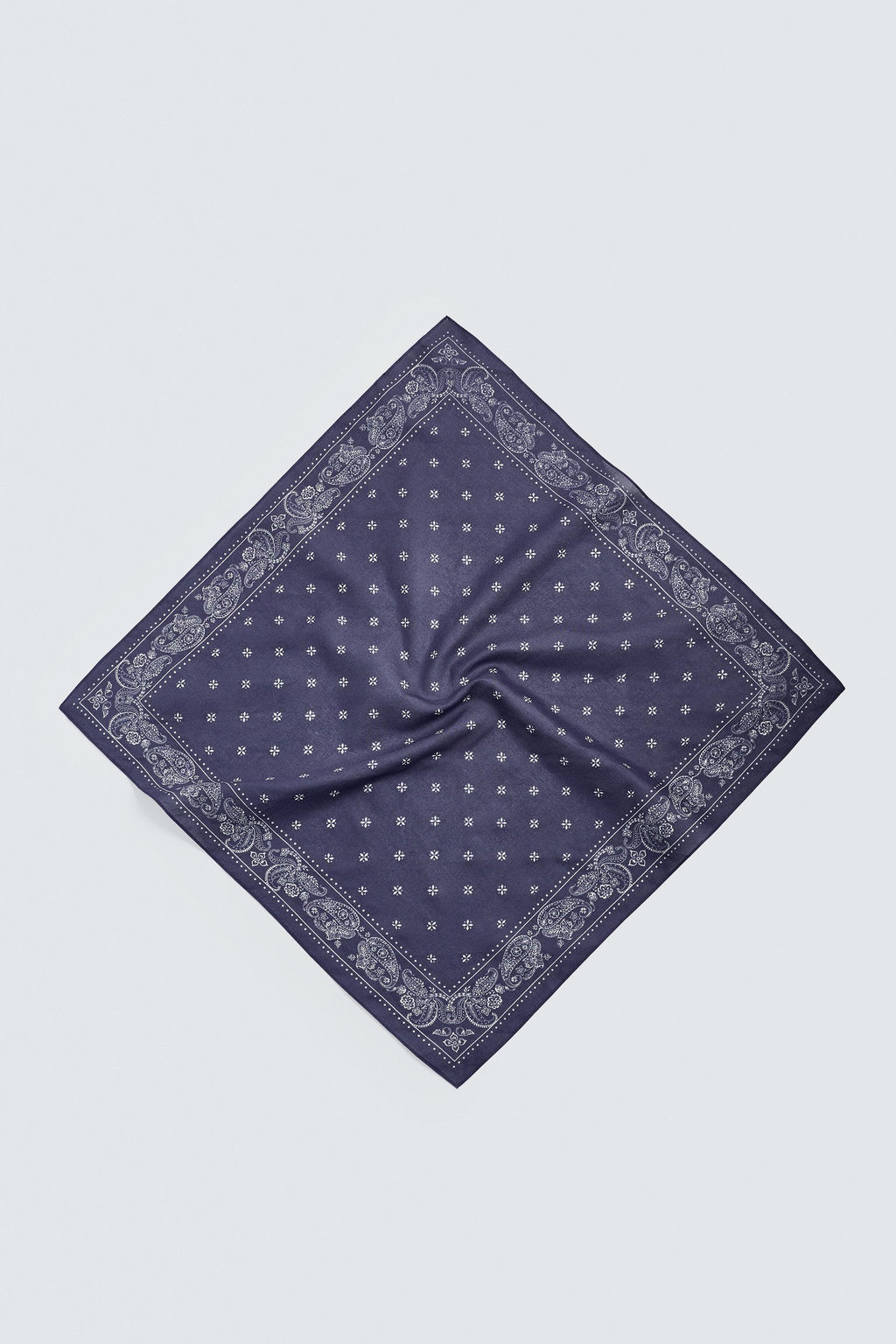 BANDANA ESTAMPADO PAISLEY / Azul - Zara фото 3