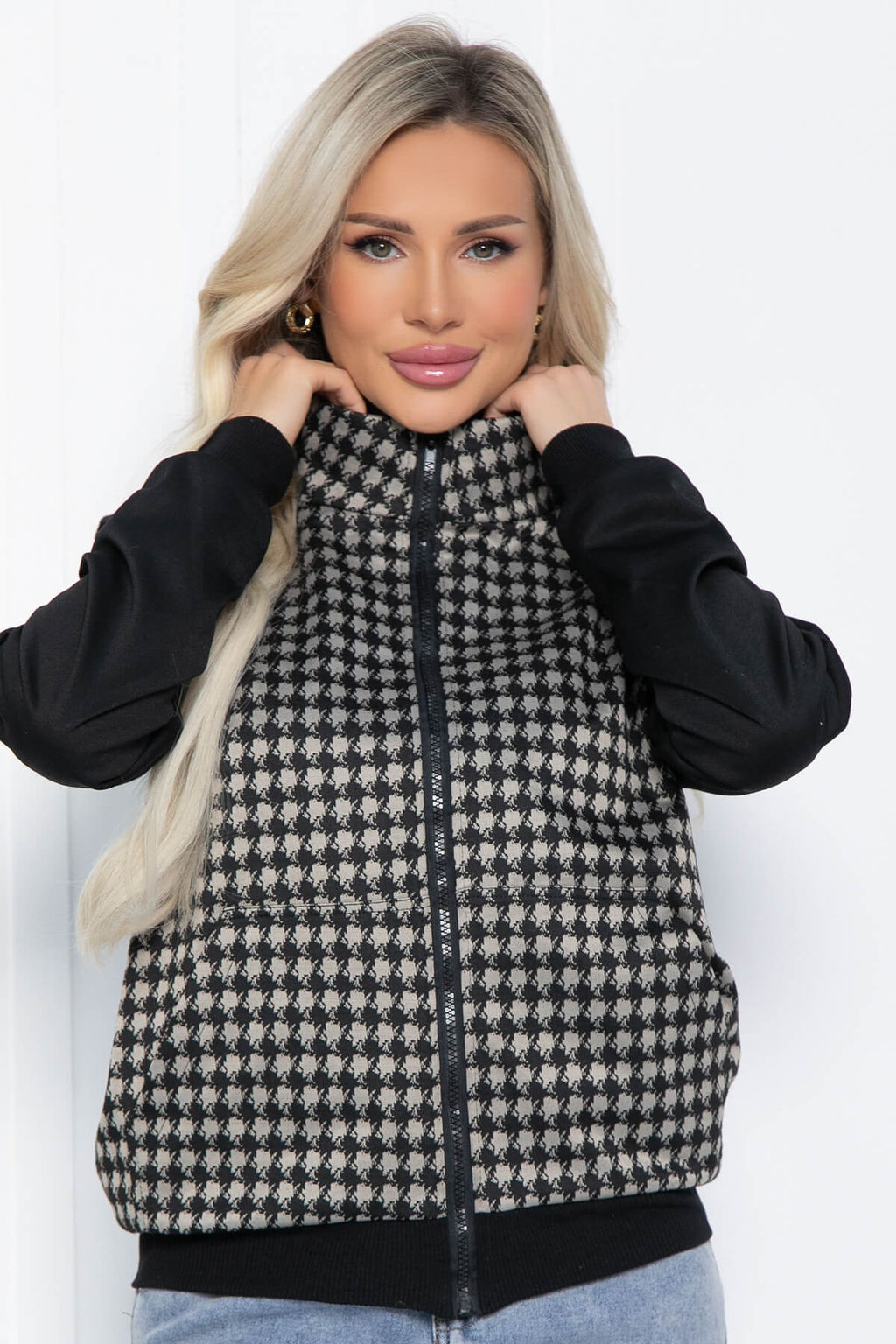 Жакет Энергия (черно-бежевый) Б12493-24 - Lt collection фото 4