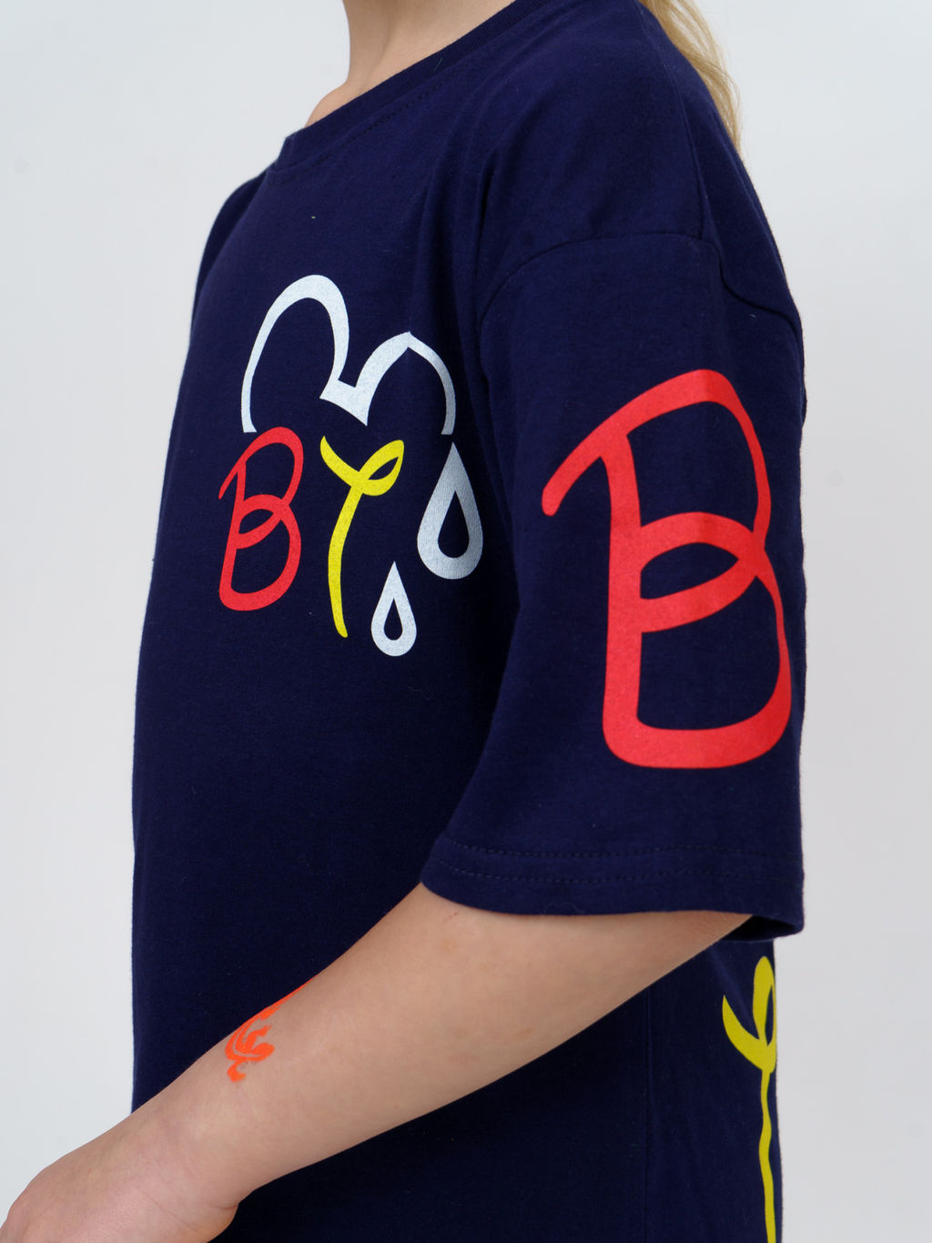 894Д Футболка детская "Темно-синий"