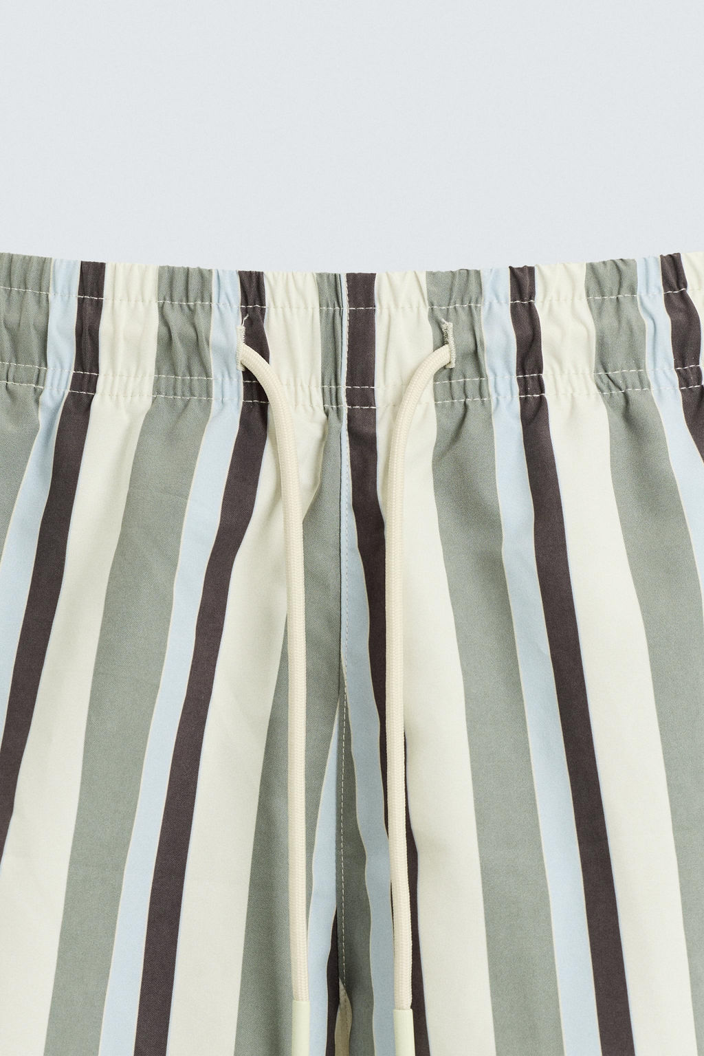 STRIPED MID-LENGTH SWIMMING TRUNKS - Zara фото 3