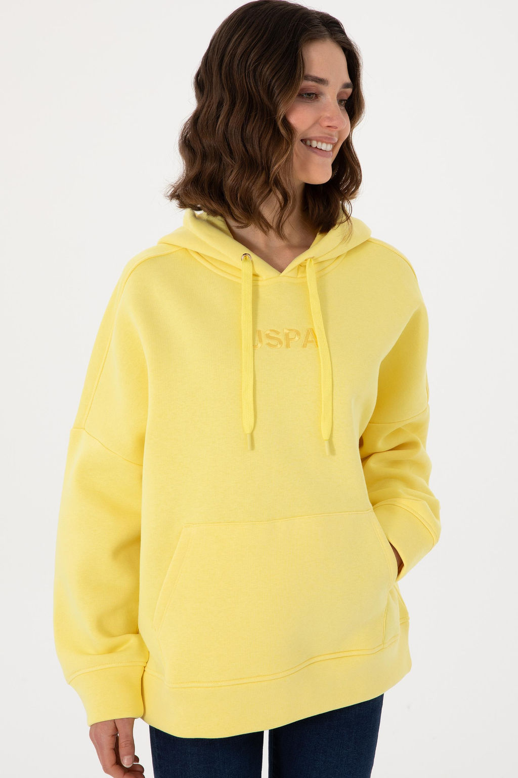 Kad_n Sar_ Sweatshirt Sepette S_rpriz _ndirim - U.s. polo assn фото 3