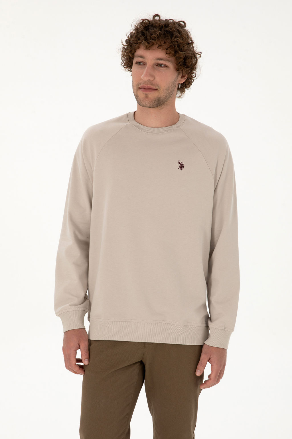 Erkek Regular Fit Bisiklet Yaka Ta_ _nce Basic Sweatshirt Sepette S_rpriz _ndirim - U.s. polo assn фото 10