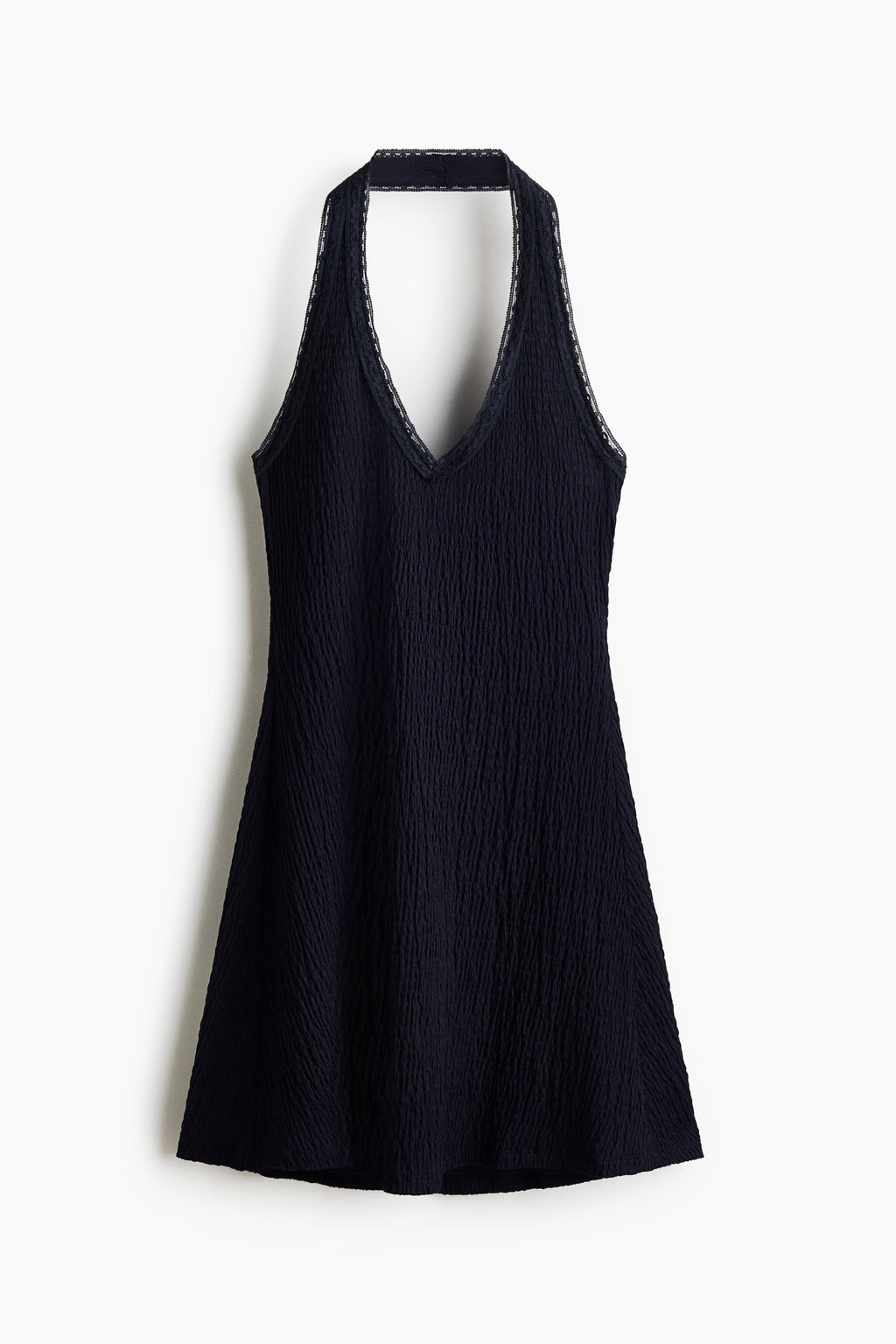 Vestido halter con ribete de encaje - H&m фото 2