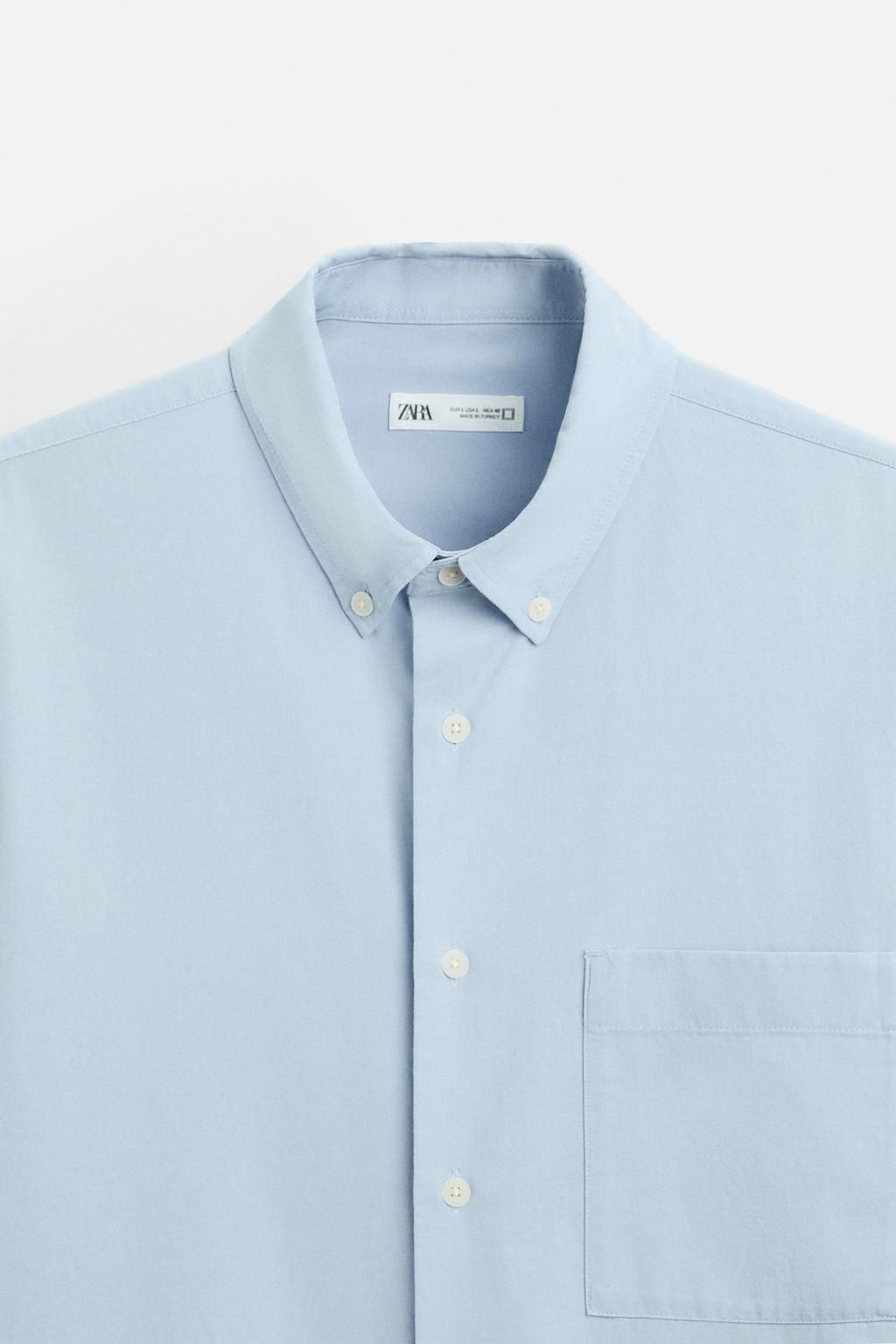 LYOCELL - COTTON SHIRT - Zara фото 9