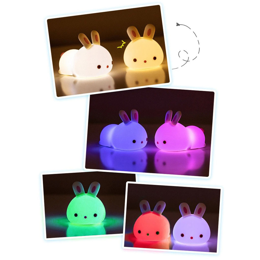 Цена за 2 шт. Ночник "Сute rabbit" 14,6*9,7*10,5 см USB 0.45w 5 v