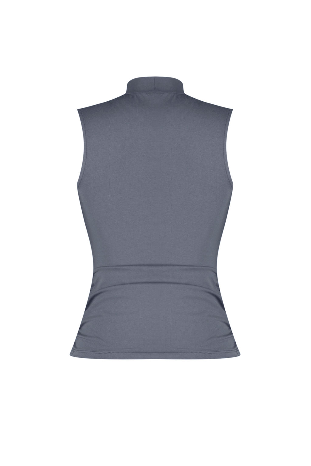 Antrasit Duz Basic Dik Yaka Regular S?f?r Kol Bluz TWOSS24BZ00406 - Trendyolmilla фото 8