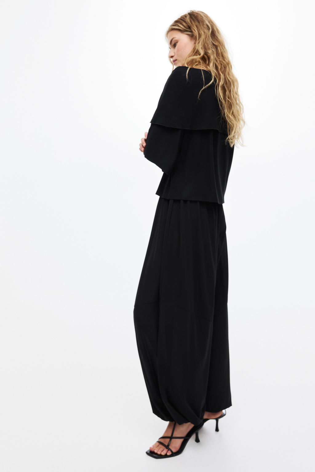 Cape-detail jersey top - H&m фото 7