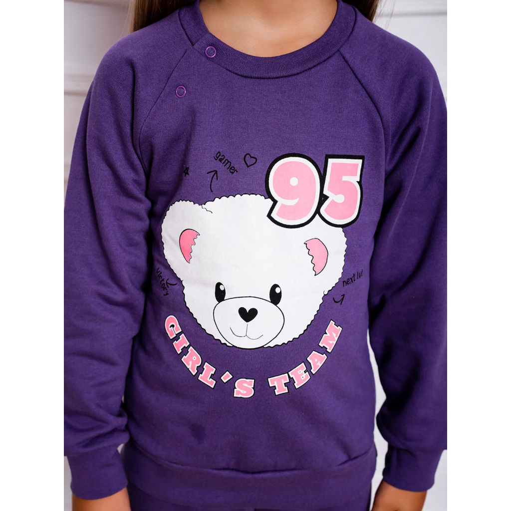 Костюм футер 2х нитка начёс 8027310802 8027310802 купить оптом по цене 666 ?| Фабрика детской одежды Юлла - Youlala фото 8