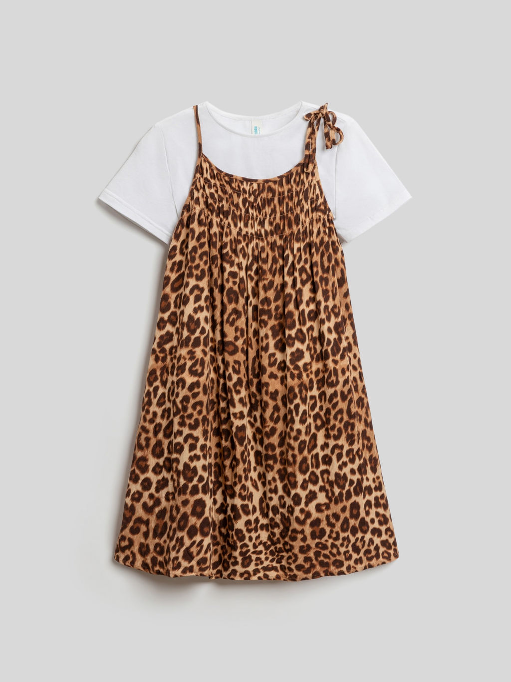 ACOOLA / Платье детское для девочек Bata леопардовый принт фото 3