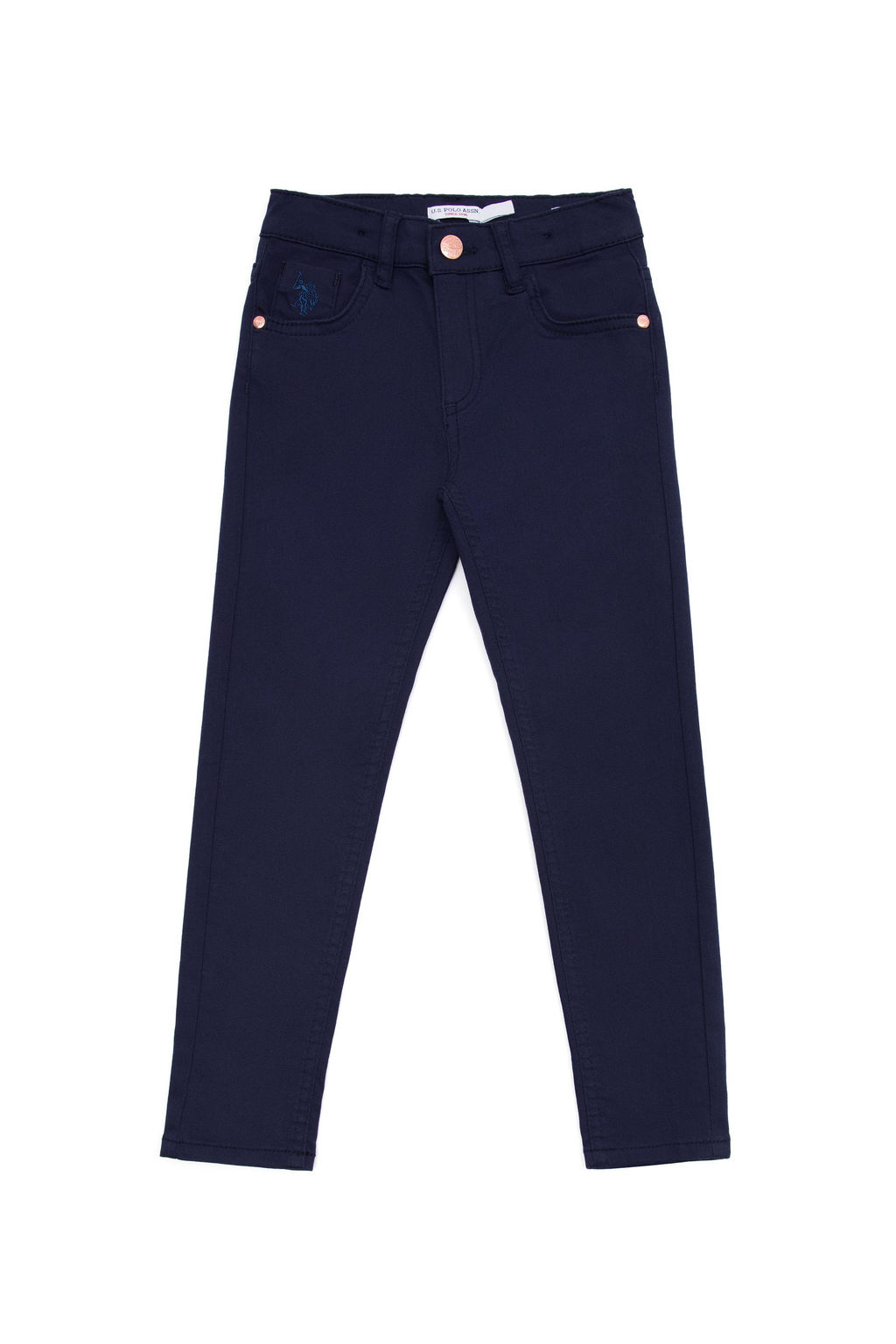 U. S. Polo Assn Темно-синие брюки из плотной ткани для девочек - U.s. polo assn фото 5