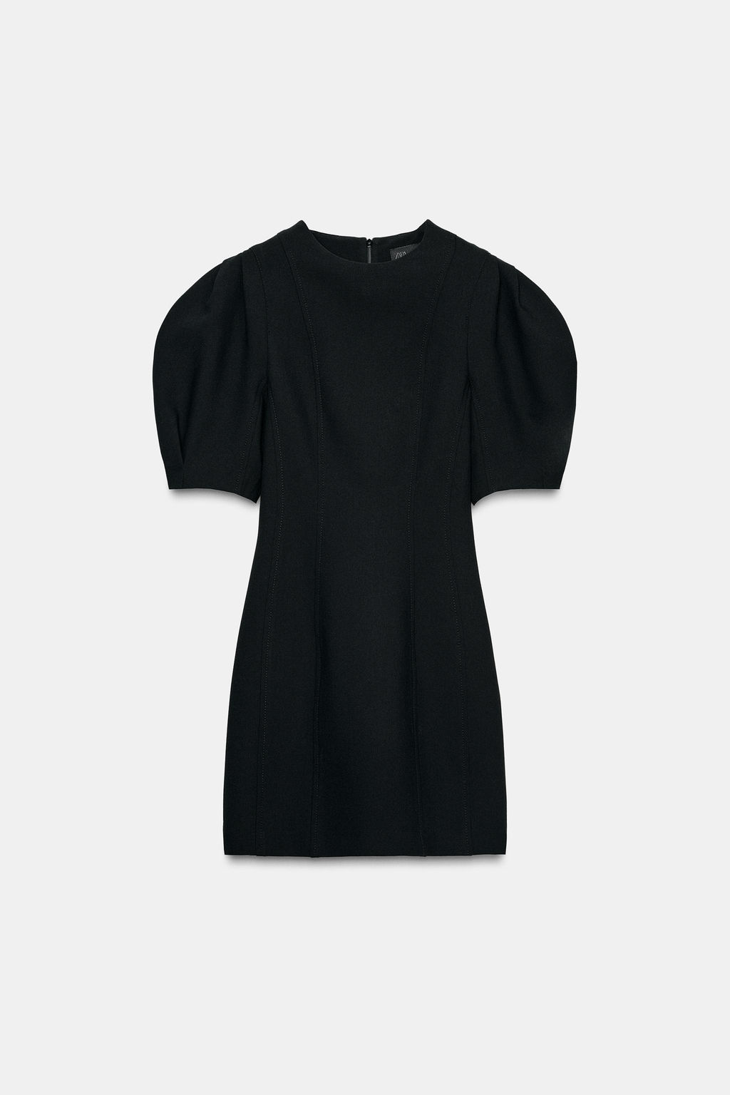 SHORT DRESS WITH GLOBE SLEEVES